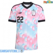Camisa de time de futebol Bélgica Alexis Saelemaekers #22 Replicas 2º Equipamento Mundo 2026 Manga Curta